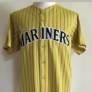 Rare vintage third Seattle  Mariners Yellow Jersey